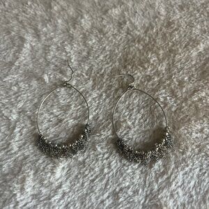 Elegant Silver Hoop Earrings
